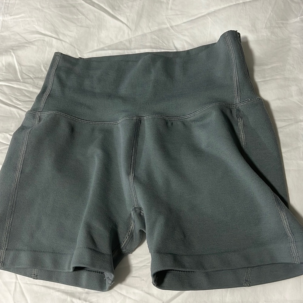 Alphalete Grey Revival Shorts size small